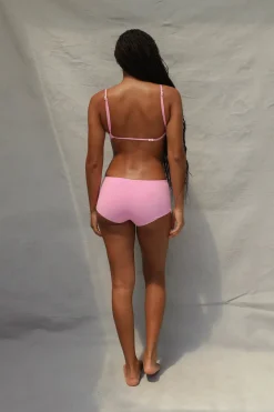 Boyshort Bikini Bottom - Pink Sorbet