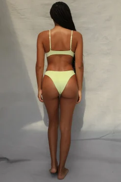 Knot Bikini Top - Lime Creme