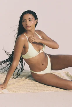 Loop Bikini Top - Lime Creme