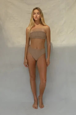 Slide Bandeau Bikini Top - Natural Wave
